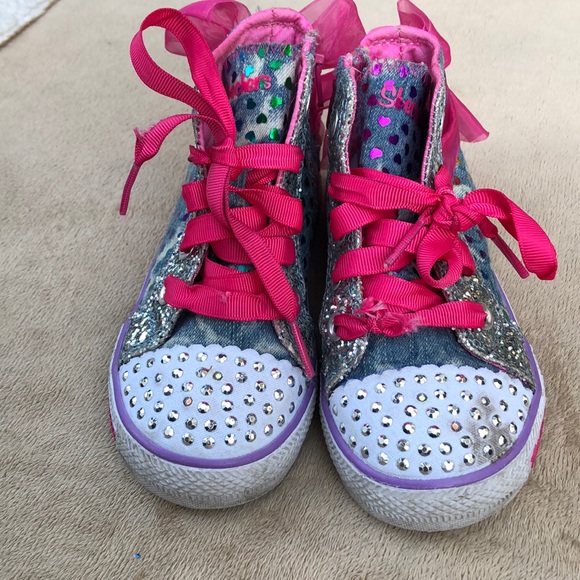 twinkle toes knee high sneakers